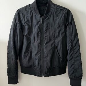 lululemon Reversible Black Bomber Jacket
